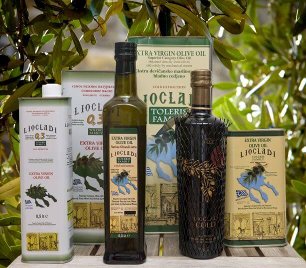 Extra panenske olivové oleje LIOKLADI